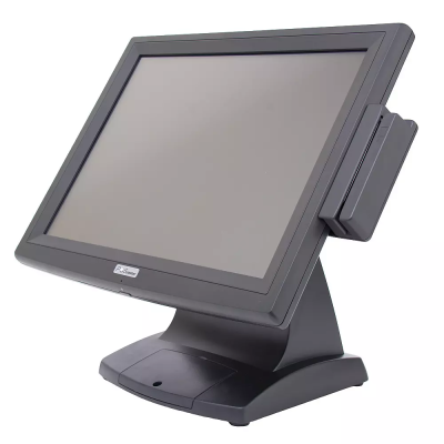 Сенсорный моноблок POSCenter POS335N (15"; C56L, Resistive touch, Intel D2550,1.86GHZ, RAM 2Gb, HDD 500Gb, MSR) без ОС